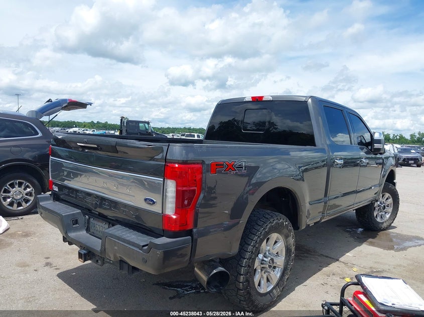 2018 Ford F250 VIN 1FT7W2BT0JEB94467 IAAI salvage auction — WATER/FLOOD, Salvage Title, sold $12,500 on 2026-07-28 (photo 4)