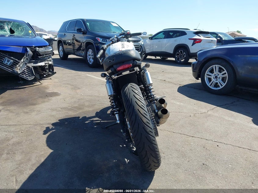2013 Triumph motorcycle Thruxton VIN SMT920K19DT570186 IAAI salvage auction — Unknown, Salvage (Arizona), sold $375 on 2026-07-21 (photo 6)