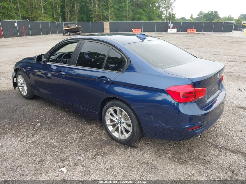 2017 BMW 3er VIN WBA8E1G31HNU18332 IAAI salvage auction — FRONT END, Salvage Title, sold $2,200 on 2026-07-29 (photo 3)
