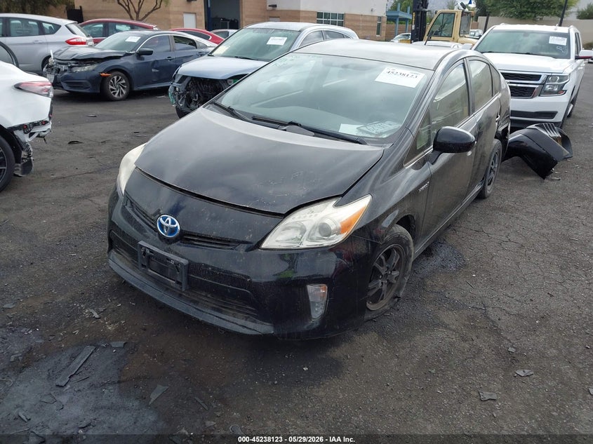 2015 Toyota Prius VIN JTDKN3DU7F0459530 IAAI salvage auction — RIGHT REAR, Salvage Certificate (California), sold $1,800 on 2026-07-24 (photo 2)