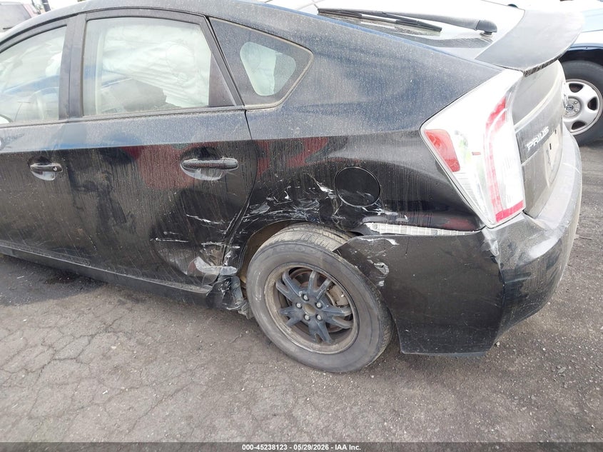 2015 Toyota Prius VIN JTDKN3DU7F0459530 IAAI salvage auction — RIGHT REAR, Salvage Certificate (California), sold $1,800 on 2026-07-24 (photo 6)
