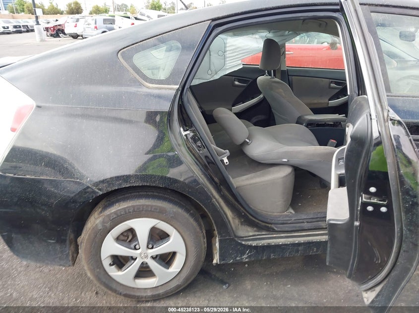 2015 Toyota Prius VIN JTDKN3DU7F0459530 IAAI salvage auction — RIGHT REAR, Salvage Certificate (California), sold $1,800 on 2026-07-24 (photo 8)