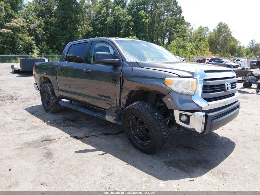 2014 Toyota Tundra VIN 5TFDW5F11EX392546 IAAI salvage auction — FRONT END, Salvage Title, sold $8,700 on 2026-07-17 (photo 1)