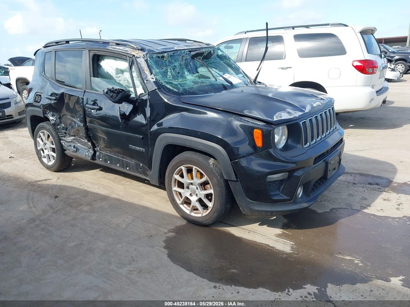 2019 Jeep Renegade VIN ZACNJABB6KPJ78299 IAAI salvage auction — ROLLOVER, Original (Texas), sold $25 on 2026-07-28 (photo 1)