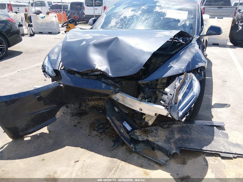 2025 Tesla Model 3 VIN 5YJ3E1EB9SF002879 IAAI salvage auction — FRONT END, Salvage Title, sold $9,050 on 2026-07-15 (photo 6)