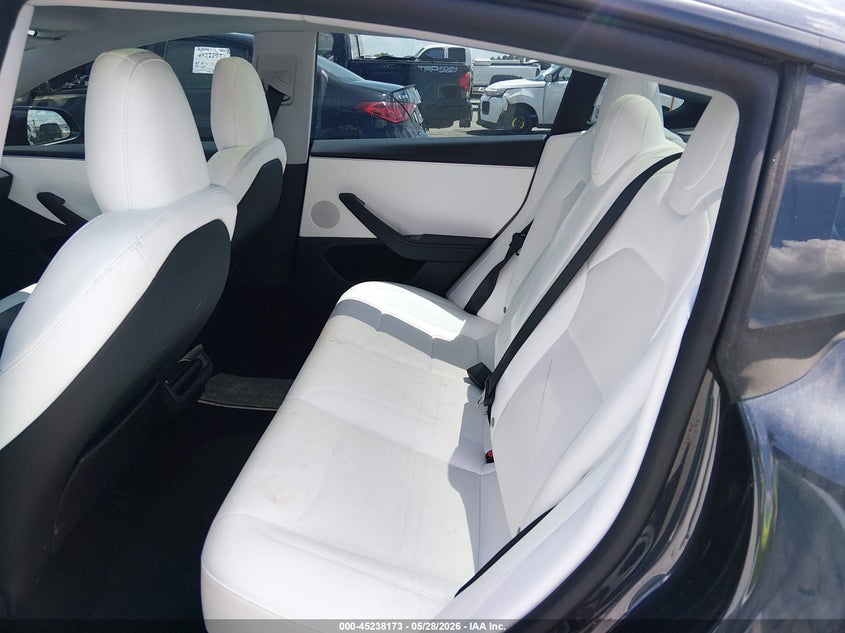 2025 Tesla Model 3 VIN 5YJ3E1EB9SF002879 IAAI salvage auction — FRONT END, Salvage Title, sold $9,050 on 2026-07-15 (photo 8)