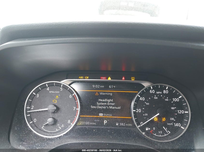2025 Nissan Rogue VIN JN8BT3BB0SW410446 IAAI salvage auction — FRONT END, Salvage Title, sold $5,700 on 2026-07-09 (photo 7)