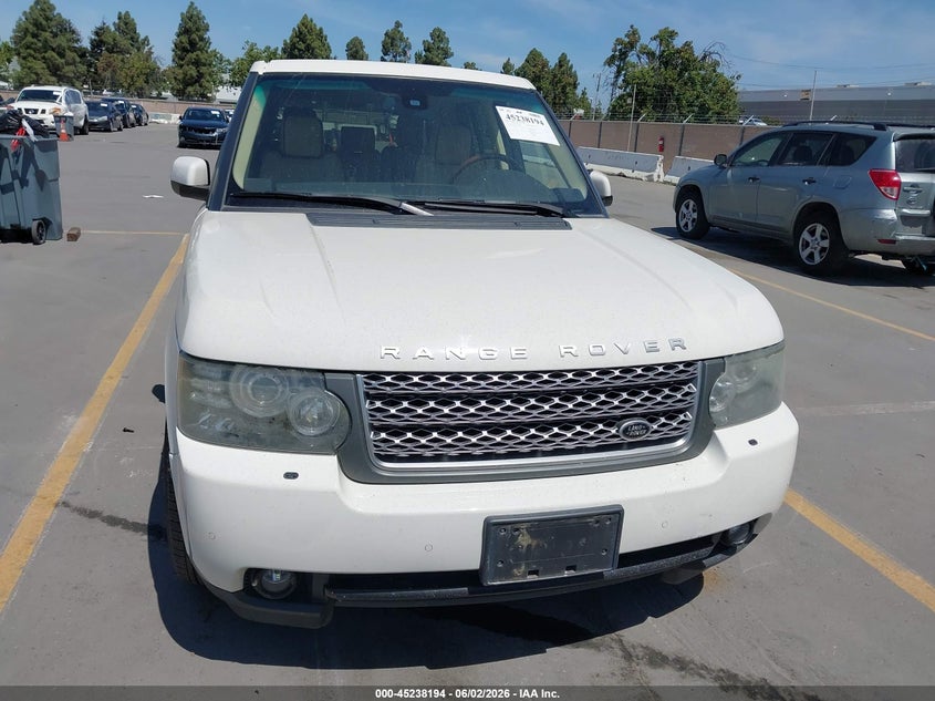 2010 Land rover RANGE ROVER VIN SALMF1D46AA324108 IAAI salvage auction — Burn Engine, Salvage (California), sold $400 on 2026-07-20 (photo 6)