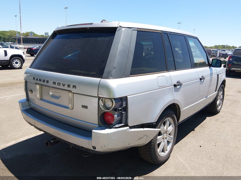 2007 Land rover RANGE ROVER VIN SALME15407A262070 IAAI salvage auction — REAR END, Salvage (New Jersey), sold $575 on 2026-07-20 (photo 4)
