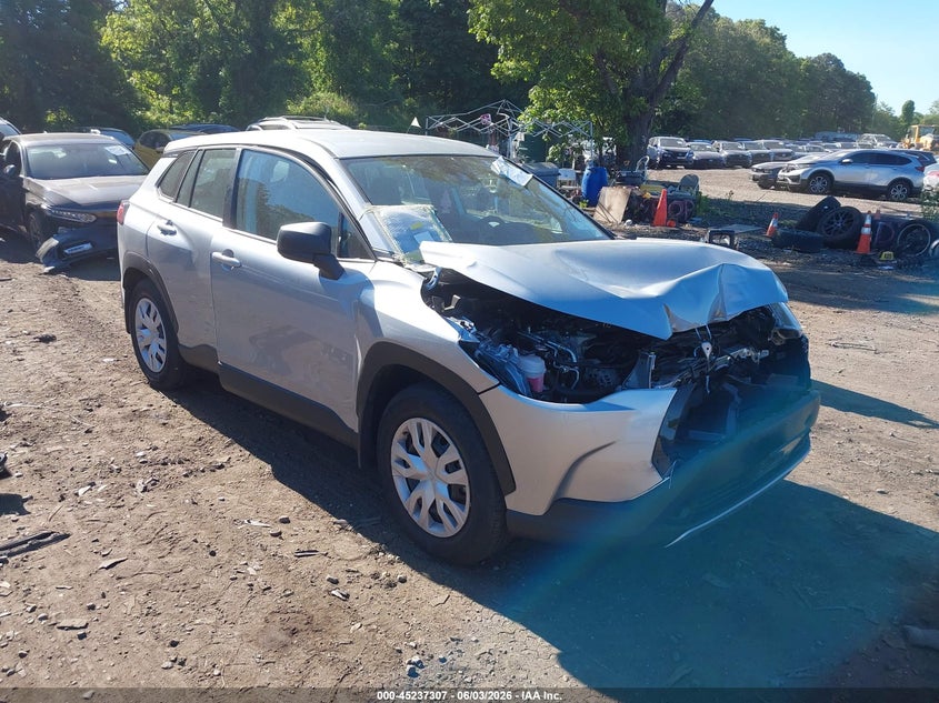 2022 Toyota Corolla cross VIN 7MUAAABG6NV028381 IAAI salvage auction — FRONT END, Salvage Title, sold $5,300 on 2026-07-14 (photo 1)