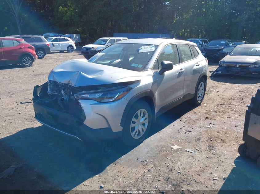 2022 Toyota Corolla cross VIN 7MUAAABG6NV028381 IAAI salvage auction — FRONT END, Salvage Title, sold $5,300 on 2026-07-14 (photo 2)