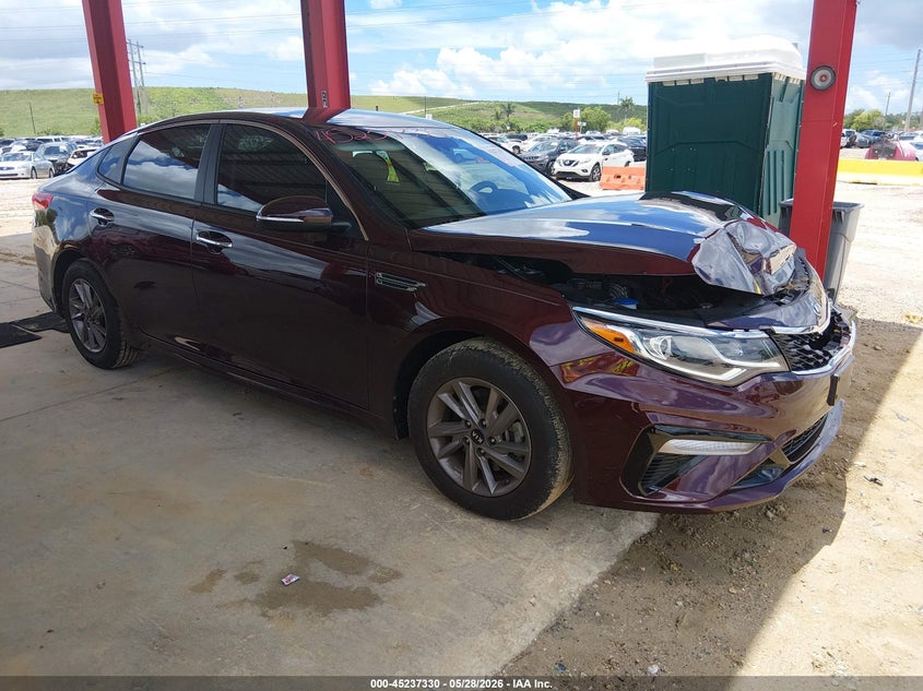 2020 Kia Optima VIN 5XXGT4L36LG418794 IAAI salvage auction — FRONT END, Salvage Title, sold $2,650 on 2026-07-14 (photo 1)