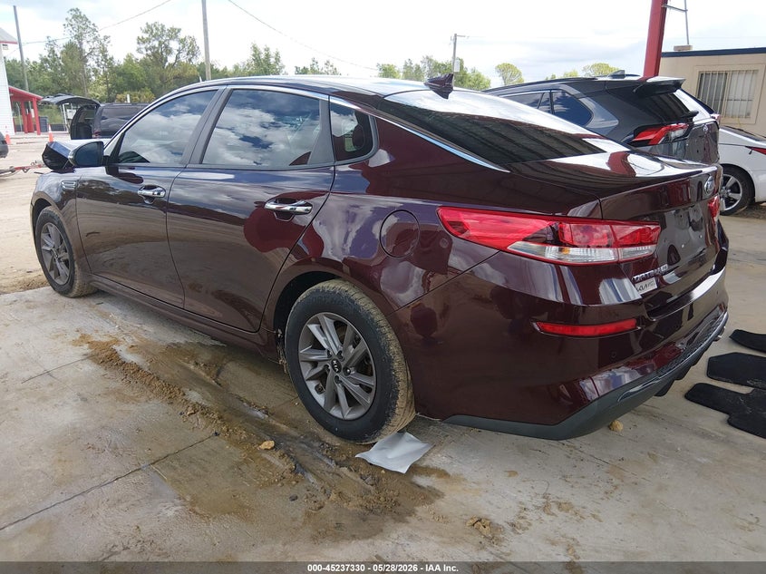 2020 Kia Optima VIN 5XXGT4L36LG418794 IAAI salvage auction — FRONT END, Salvage Title, sold $2,650 on 2026-07-14 (photo 3)