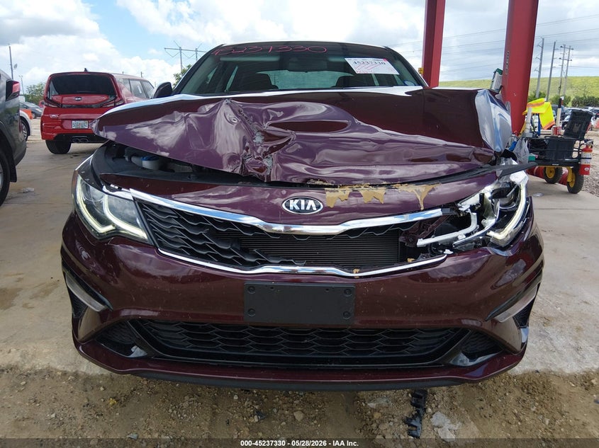 2020 Kia Optima VIN 5XXGT4L36LG418794 IAAI salvage auction — FRONT END, Salvage Title, sold $2,650 on 2026-07-14 (photo 6)