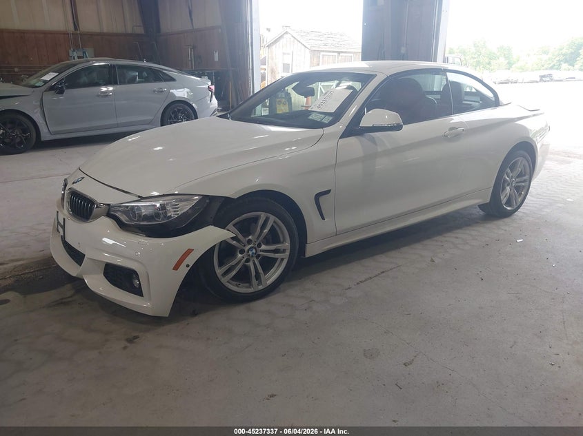 2014 BMW 4er VIN WBA3V9C55EP798467 IAAI salvage auction — FRONT & REAR, Salvage Title, sold $3,100 on 2026-07-17 (photo 2)