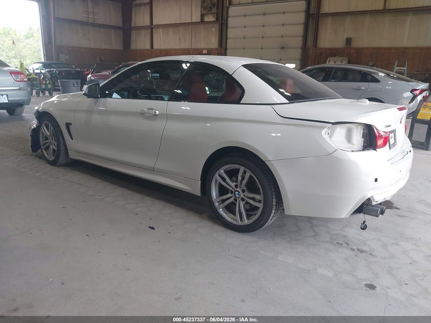 2014 BMW 4er VIN WBA3V9C55EP798467 IAAI salvage auction — FRONT & REAR, Salvage Title, sold $3,100 on 2026-07-17 (photo 3)