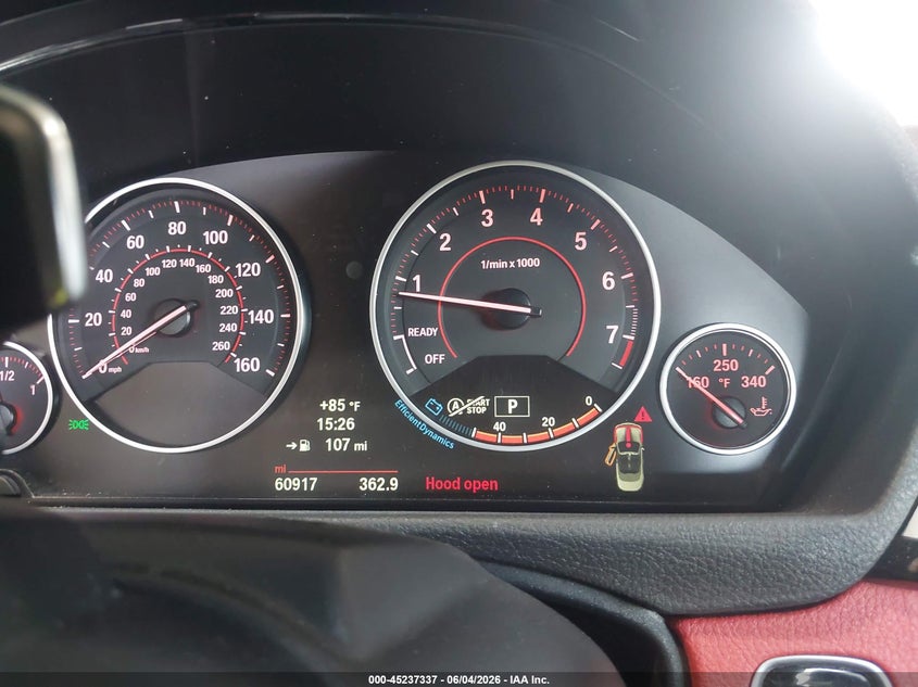 2014 BMW 4er VIN WBA3V9C55EP798467 IAAI salvage auction — FRONT & REAR, Salvage Title, sold $3,100 on 2026-07-17 (photo 7)