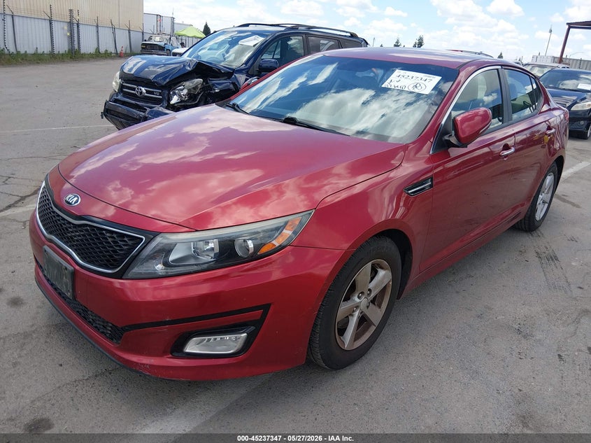 2015 Kia Optima VIN 5XXGM4A76FG428569 IAAI salvage auction — NORMAL WEAR, Clear - Dealer Only (California), sold $1,075 on 2026-07-07 (photo 2)