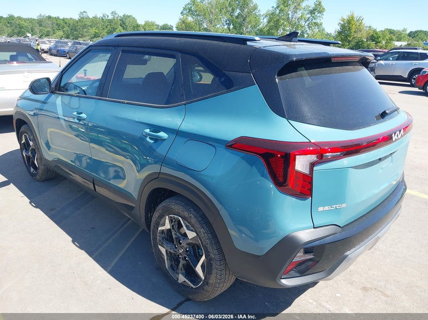 2026 Kia Seltos VIN KNDEU2AA8T7858857 IAAI salvage auction — HAIL, Salvage Title, sold $12,400 on 2026-07-28 (photo 3)