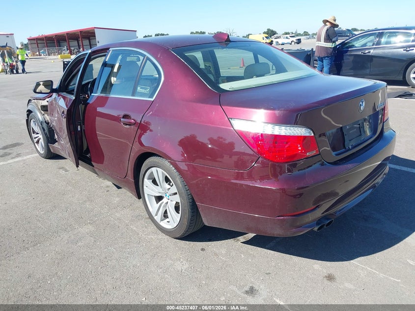 2010 BMW 5 series VIN WBANU5C50AC442112 IAAI salvage auction — LEFT SIDE, Salvage (California), sold $300 on 2026-07-28 (photo 3)
