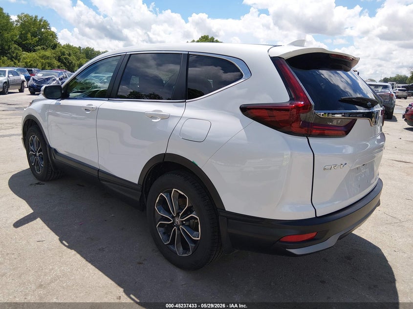 2022 Honda Cr-v VIN 7FARW2H82NE042355 IAAI salvage auction — HAIL, Salvage (Kansas), sold $16,600 on 2026-07-08 (photo 3)