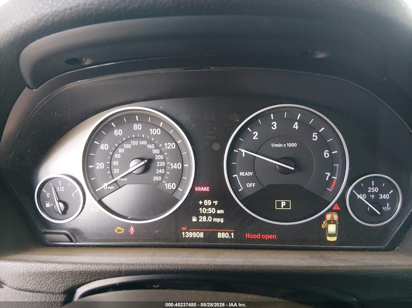 2014 BMW 3er VIN WBA3C1C56EK113378 IAAI salvage auction — FRONT END, Salvage Title, sold $600 on 2026-07-15 (photo 7)