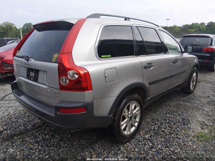 2004 Volvo Xc90 VIN YV1CZ91H541121581 IAAI salvage auction — RIGHT REAR, Repossession Paperwork (Georgia), sold $325 on 2026-08-10 (photo 4)