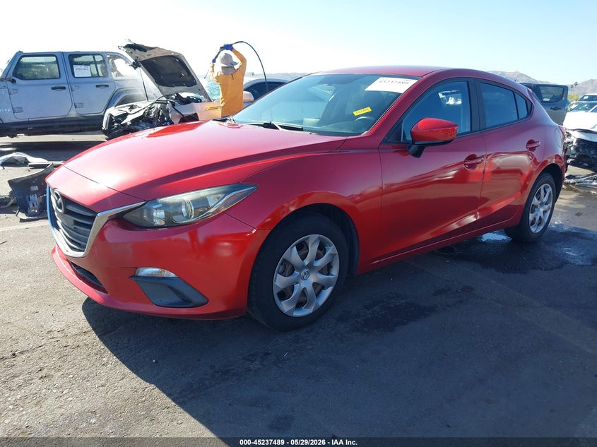 2016 Mazda 3 VIN JM1BM1J79G1289186 IAAI salvage auction — RIGHT REAR, Salvage Title, sold $1,325 on 2026-07-21 (photo 2)