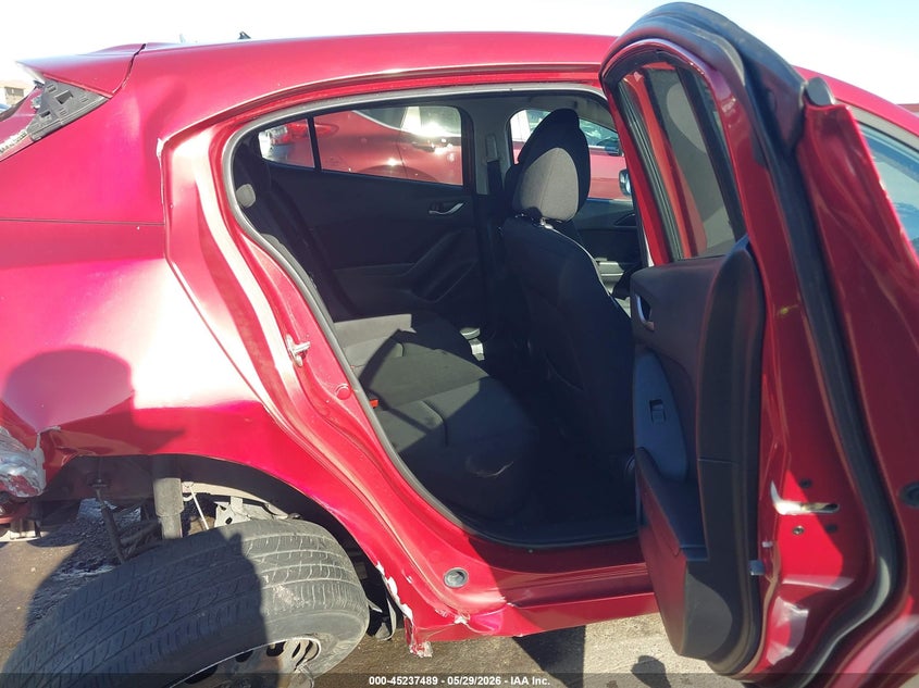 2016 Mazda 3 VIN JM1BM1J79G1289186 IAAI salvage auction — RIGHT REAR, Salvage Title, sold $1,325 on 2026-07-21 (photo 8)