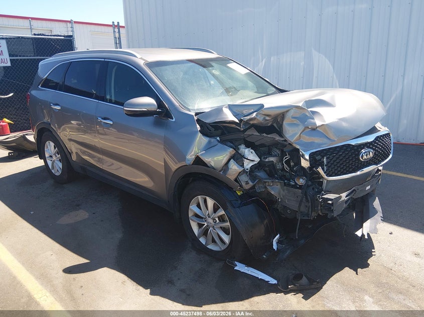 2018 Kia Sorento VIN 5XYPG4A3XJG407474 IAAI salvage auction — FRONT END, Salvage (South Carolina), sold $525 on 2026-07-29 (photo 1)