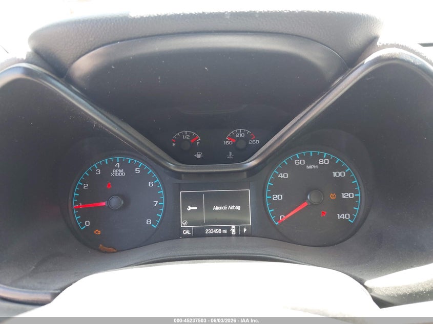 2016 Chevrolet Colorado VIN 1GCHTBEA0G1108971 IAAI salvage auction — FRONT END, Salvage Title, sold $1,700 on 2026-07-09 (photo 7)
