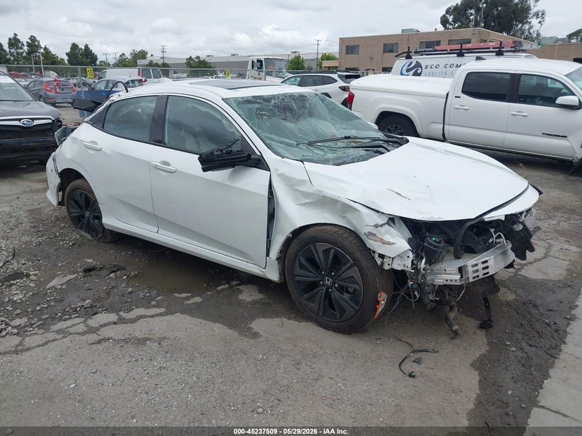 2019 Honda Civic VIN SHHFK7H65KU417493 IAAI salvage auction — FRONT & REAR, Salvage Title, sold $850 on 2026-07-29 (photo 1)