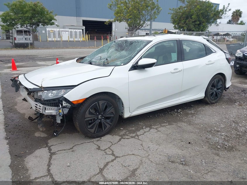 2019 Honda Civic VIN SHHFK7H65KU417493 IAAI salvage auction — FRONT & REAR, Salvage Title, sold $850 on 2026-07-29 (photo 2)