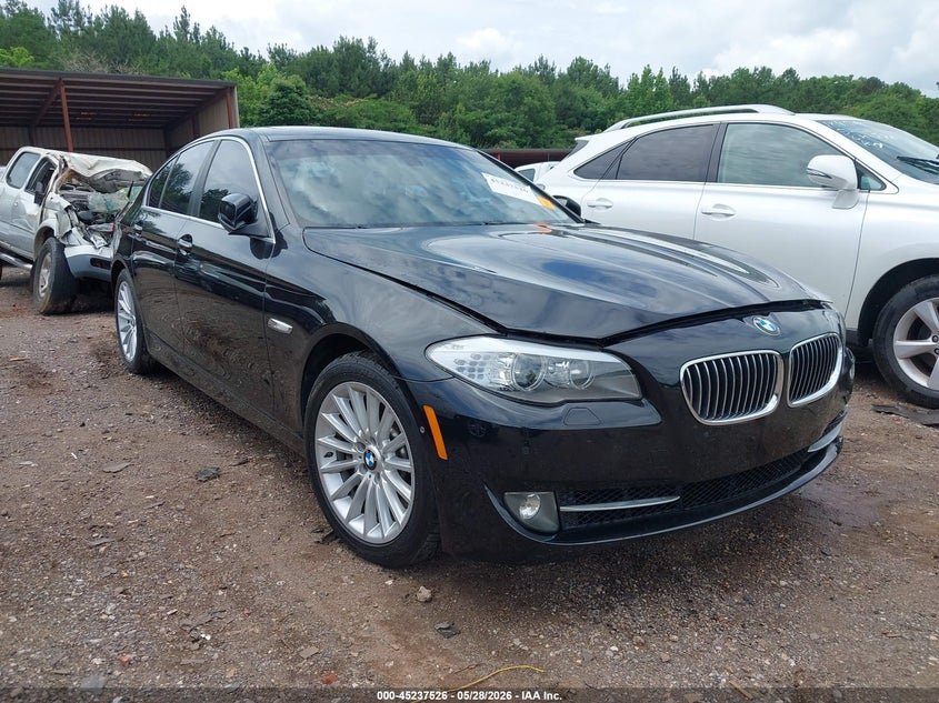 2011 BMW 5 series VIN WBAFR7C50BC608938 IAAI salvage auction — LEFT FRONT, Salvage (Alabama), sold $1,725 on 2026-07-08 (photo 1)