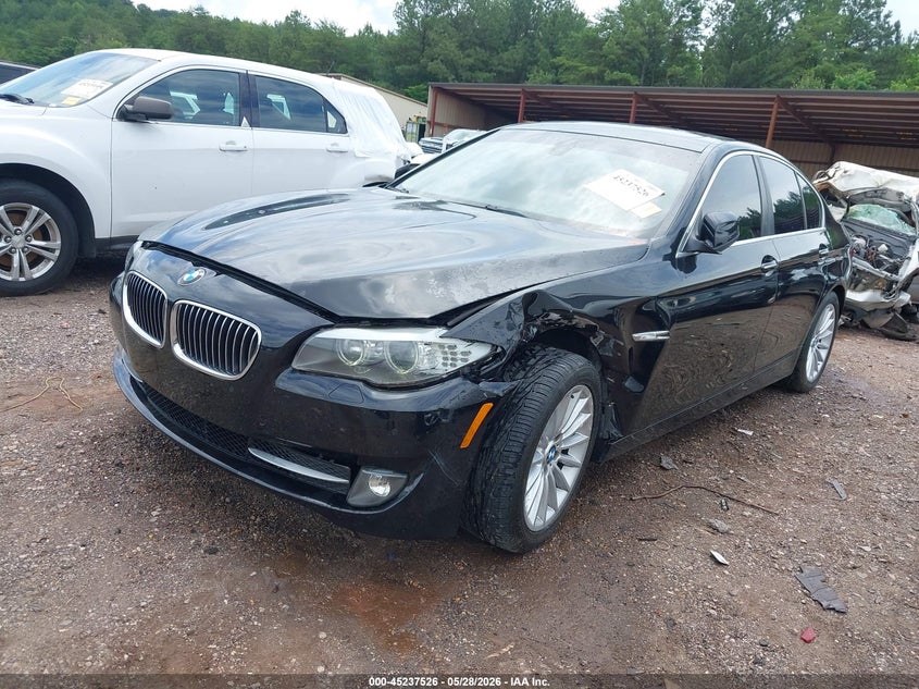 2011 BMW 5 series VIN WBAFR7C50BC608938 IAAI salvage auction — LEFT FRONT, Salvage (Alabama), sold $1,725 on 2026-07-08 (photo 2)