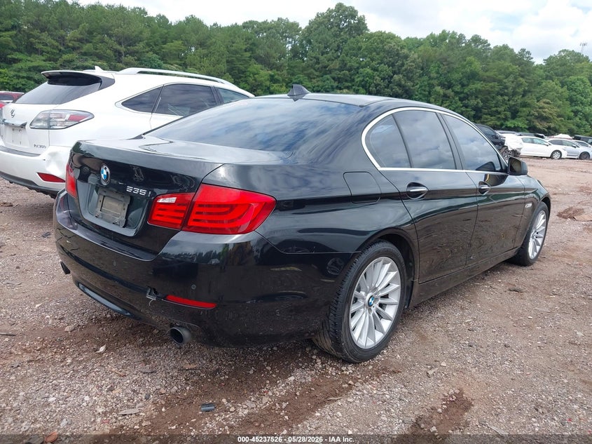 2011 BMW 5 series VIN WBAFR7C50BC608938 IAAI salvage auction — LEFT FRONT, Salvage (Alabama), sold $1,725 on 2026-07-08 (photo 4)