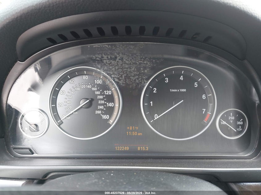 2011 BMW 5 series VIN WBAFR7C50BC608938 IAAI salvage auction — LEFT FRONT, Salvage (Alabama), sold $1,725 on 2026-07-08 (photo 7)