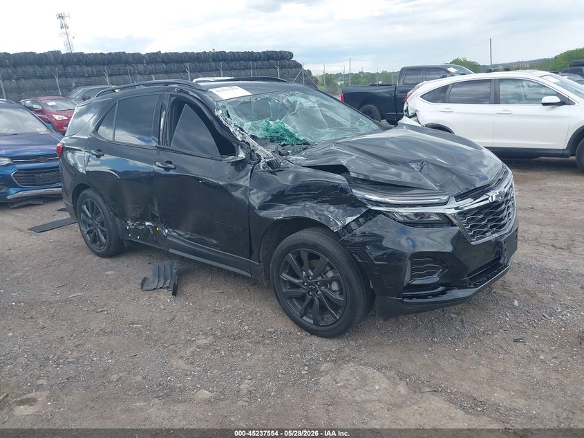 2023 Chevrolet Equinox VIN 3GNAXWEG2PL216400 IAAI salvage auction — FRONT END, Salvage Title, sold $4,400 on 2026-07-18 (photo 1)