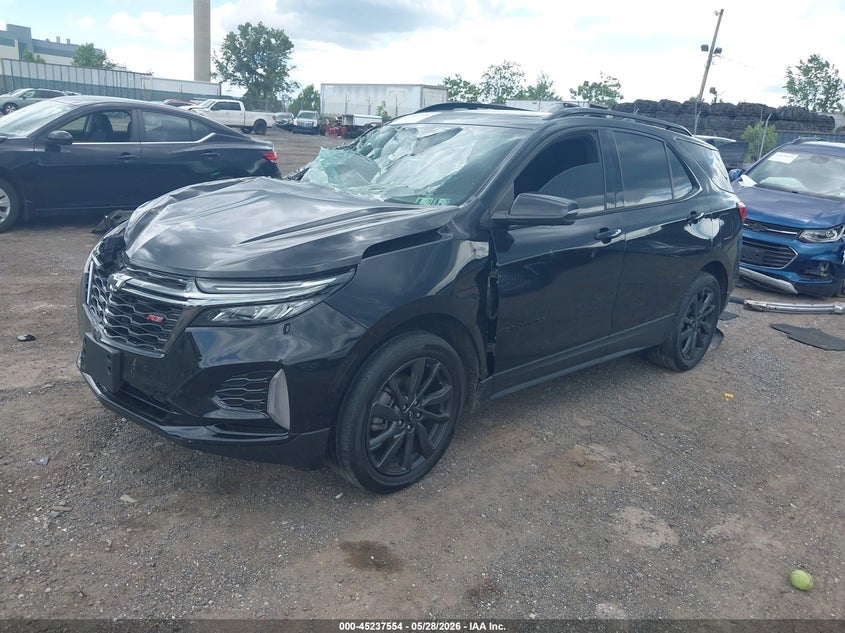 2023 Chevrolet Equinox VIN 3GNAXWEG2PL216400 IAAI salvage auction — FRONT END, Salvage Title, sold $4,400 on 2026-07-18 (photo 2)
