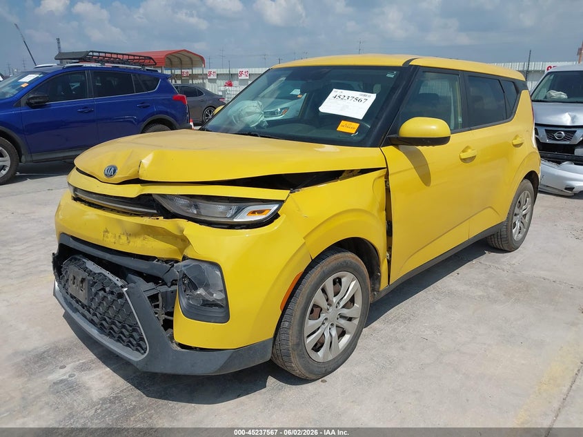 2020 Kia Soul VIN KNDJ23AU2L7050007 IAAI salvage auction — FRONT END, Salvage Title, sold $2,000 on 2026-07-13 (photo 2)