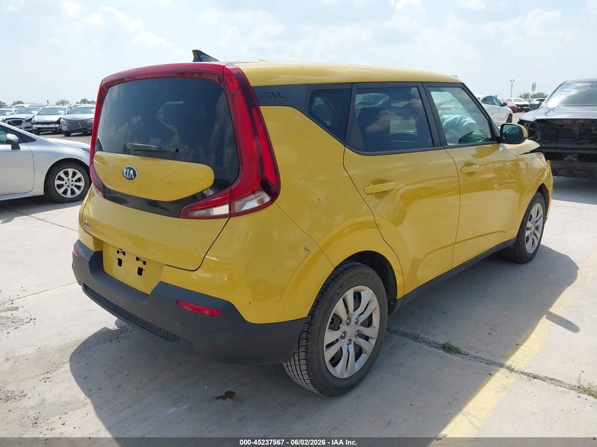 2020 Kia Soul VIN KNDJ23AU2L7050007 IAAI salvage auction — FRONT END, Salvage Title, sold $2,000 on 2026-07-13 (photo 4)