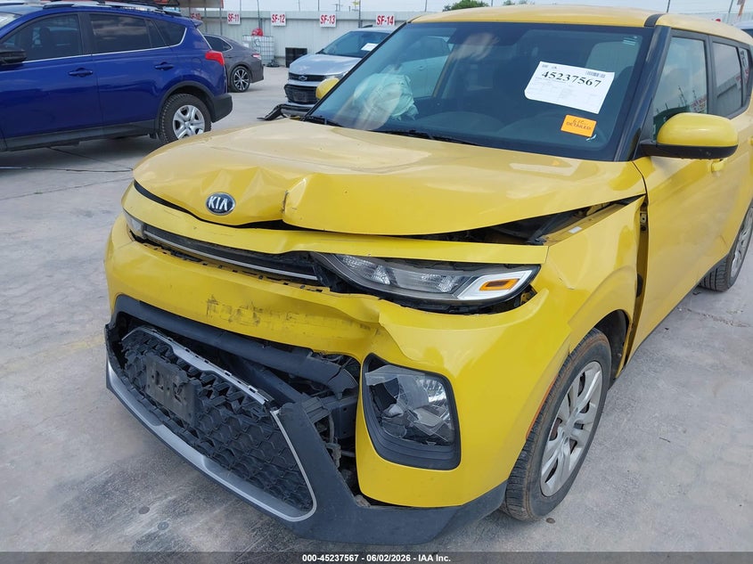 2020 Kia Soul VIN KNDJ23AU2L7050007 IAAI salvage auction — FRONT END, Salvage Title, sold $2,000 on 2026-07-13 (photo 6)