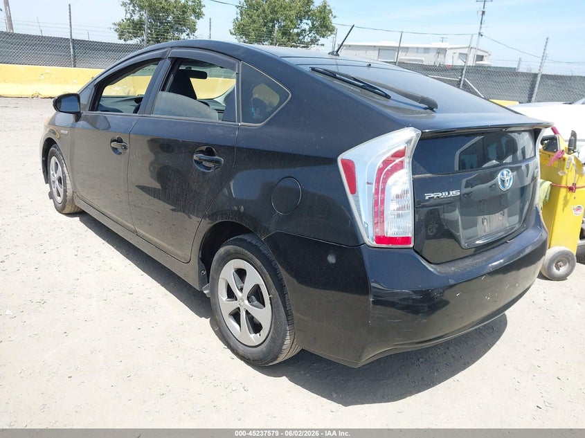 2013 Toyota Prius VIN JTDKN3DU9D1629166 IAAI salvage auction — NORMAL WEAR, Clear (Virginia), sold $1,800 on 2026-07-09 (photo 3)