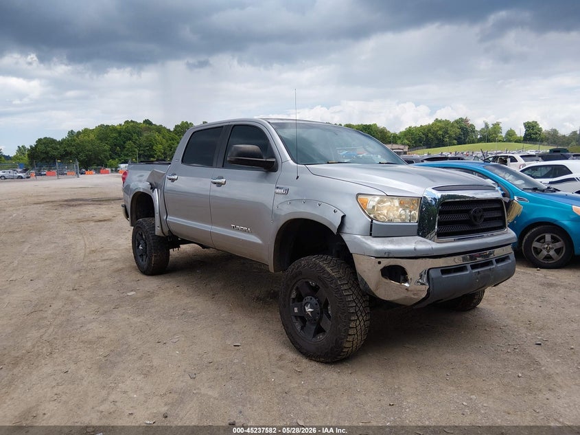2008 Toyota Tundra VIN 5TFDV54198X056329 IAAI salvage auction — FRONT END, Clear (Tennessee), sold $4,550 on 2026-07-08 (photo 1)