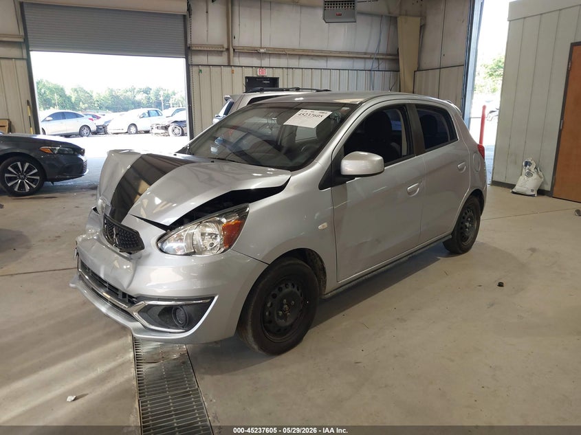 2020 Mitsubishi Mirage VIN ML32A3HJ5LH005689 IAAI salvage auction — FRONT END, Salvage Title, sold $1,475 on 2026-07-09 (photo 2)