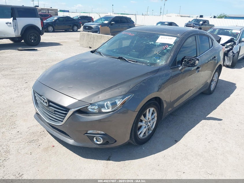 2016 Mazda 3 VIN JM1BM1U78G1331097 IAAI salvage auction — HAIL, Salvage Title, sold $1,100 on 2026-07-29 (photo 2)