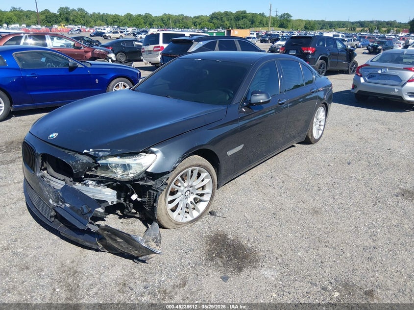 2013 BMW 7er VIN WBAYA8C50DC996553 IAAI salvage auction — FRONT END, Salvage Title, sold $1,050 on 2026-07-06 (photo 2)