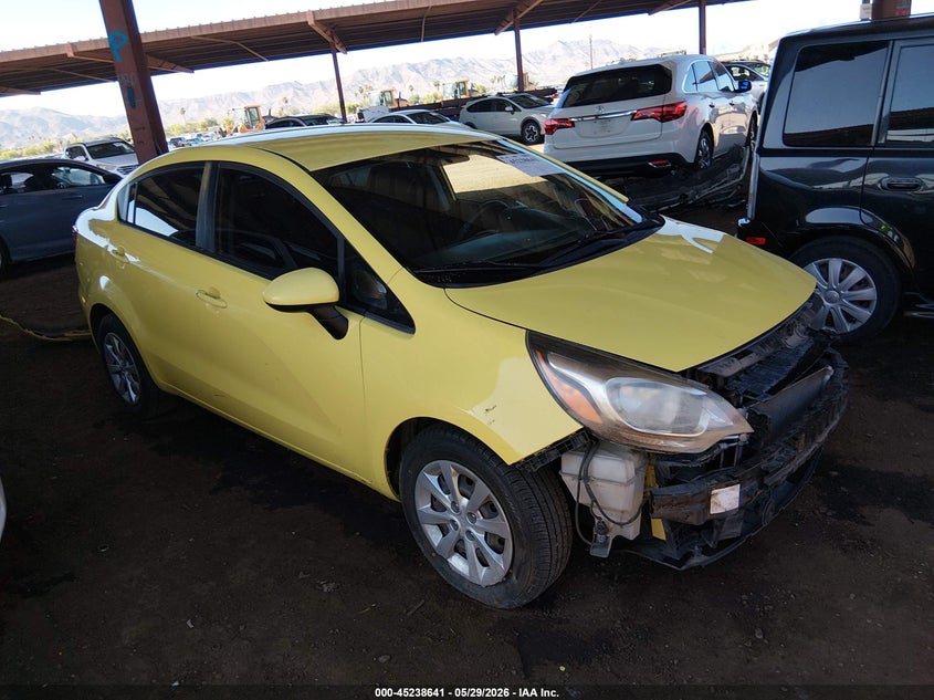 2016 Kia Rio VIN KNADM4A32G6590552 IAAI salvage auction — FRONT END, Salvage Title, sold $875 on 2026-07-07 (photo 1)