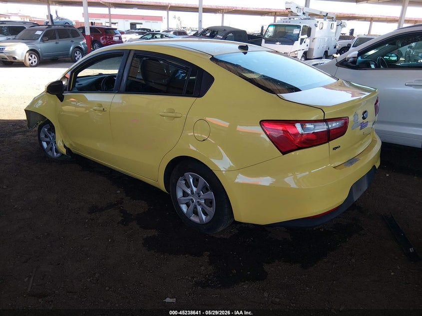 2016 Kia Rio VIN KNADM4A32G6590552 IAAI salvage auction — FRONT END, Salvage Title, sold $875 on 2026-07-07 (photo 3)