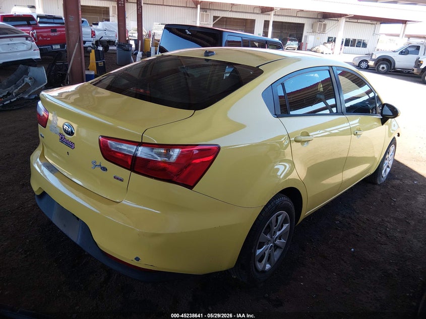 2016 Kia Rio VIN KNADM4A32G6590552 IAAI salvage auction — FRONT END, Salvage Title, sold $875 on 2026-07-07 (photo 4)